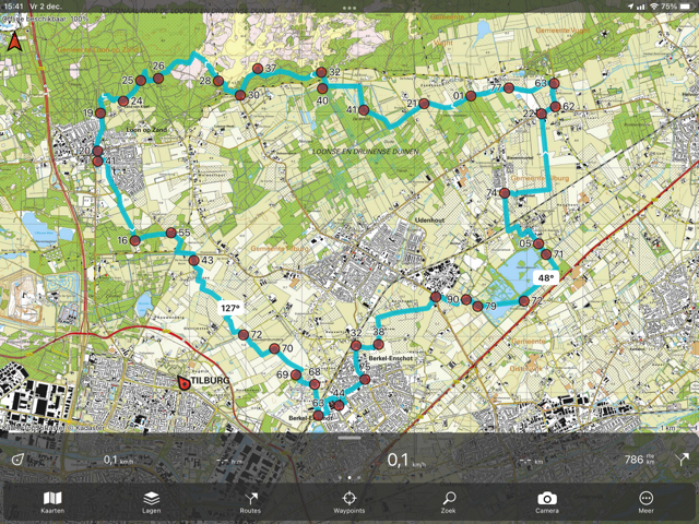Update route in GPX