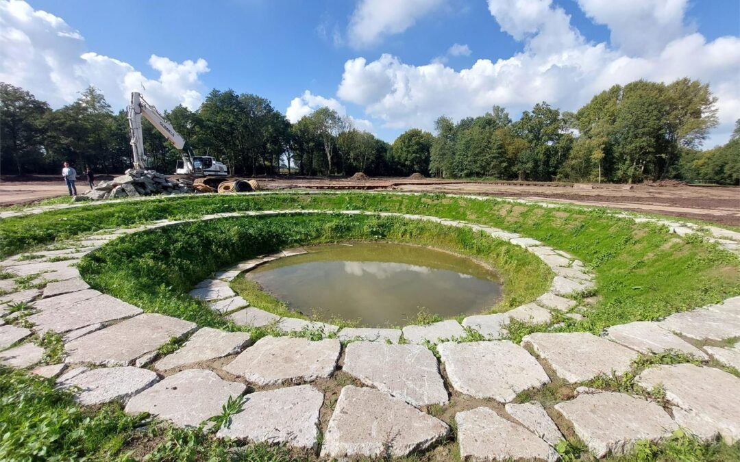 Aanleg waterretentiepark Assisie