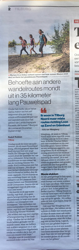 Bericht in Brabants Dagblad
