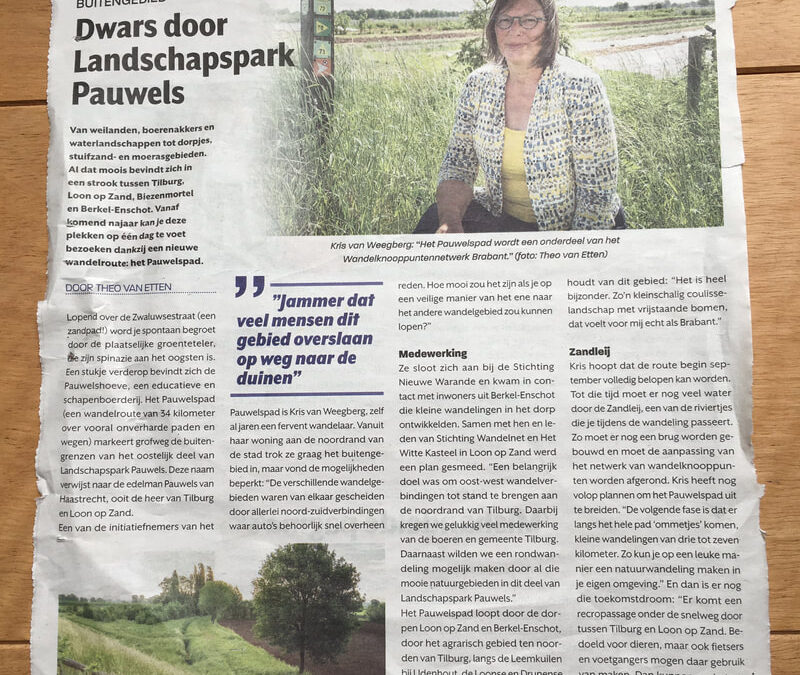 Dwars door Landschapspark Pauwels