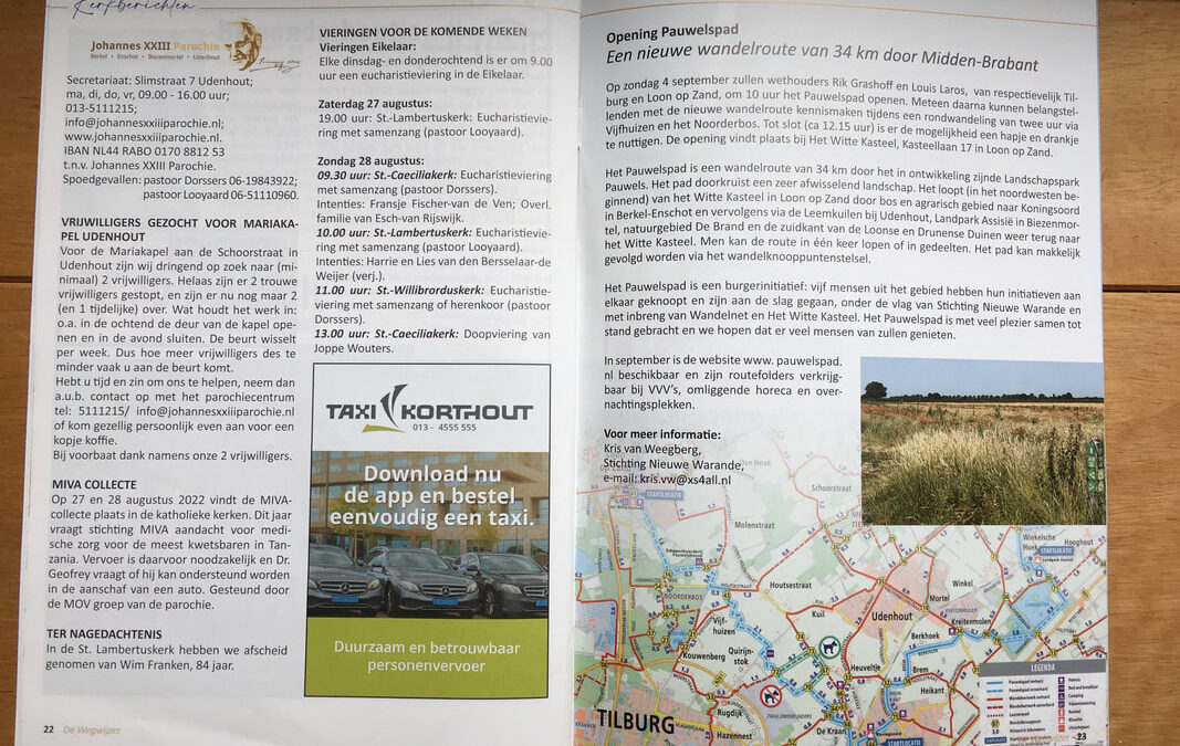 Bericht in ‘De Wegwijzer’