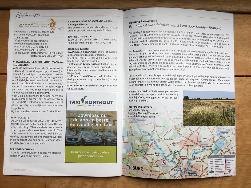 Bericht in ‘De Wegwijzer’