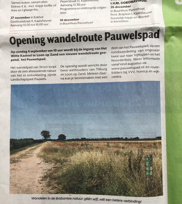 Bericht in ‘De Duinkoerier’