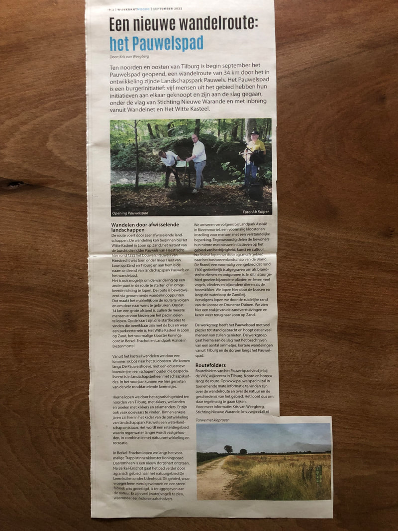 Bericht in ‘Wijkkrant Noord’