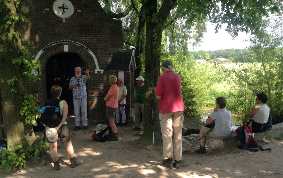 Peerkepad lopen in de meimaand